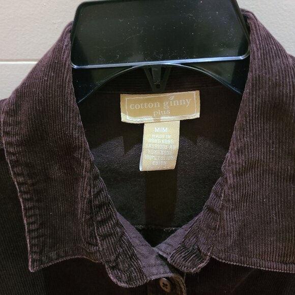 Womens Heavyweight Relaxed Corduroy Shirt - Picture 2 of 5